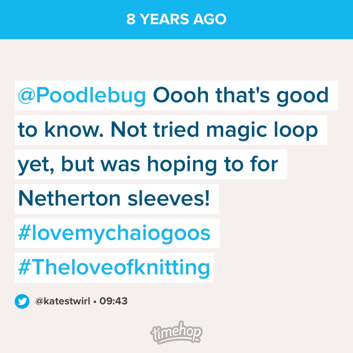 katestwirl's tweet image. OMG. There was a time before I used #magicloop 😱🧶