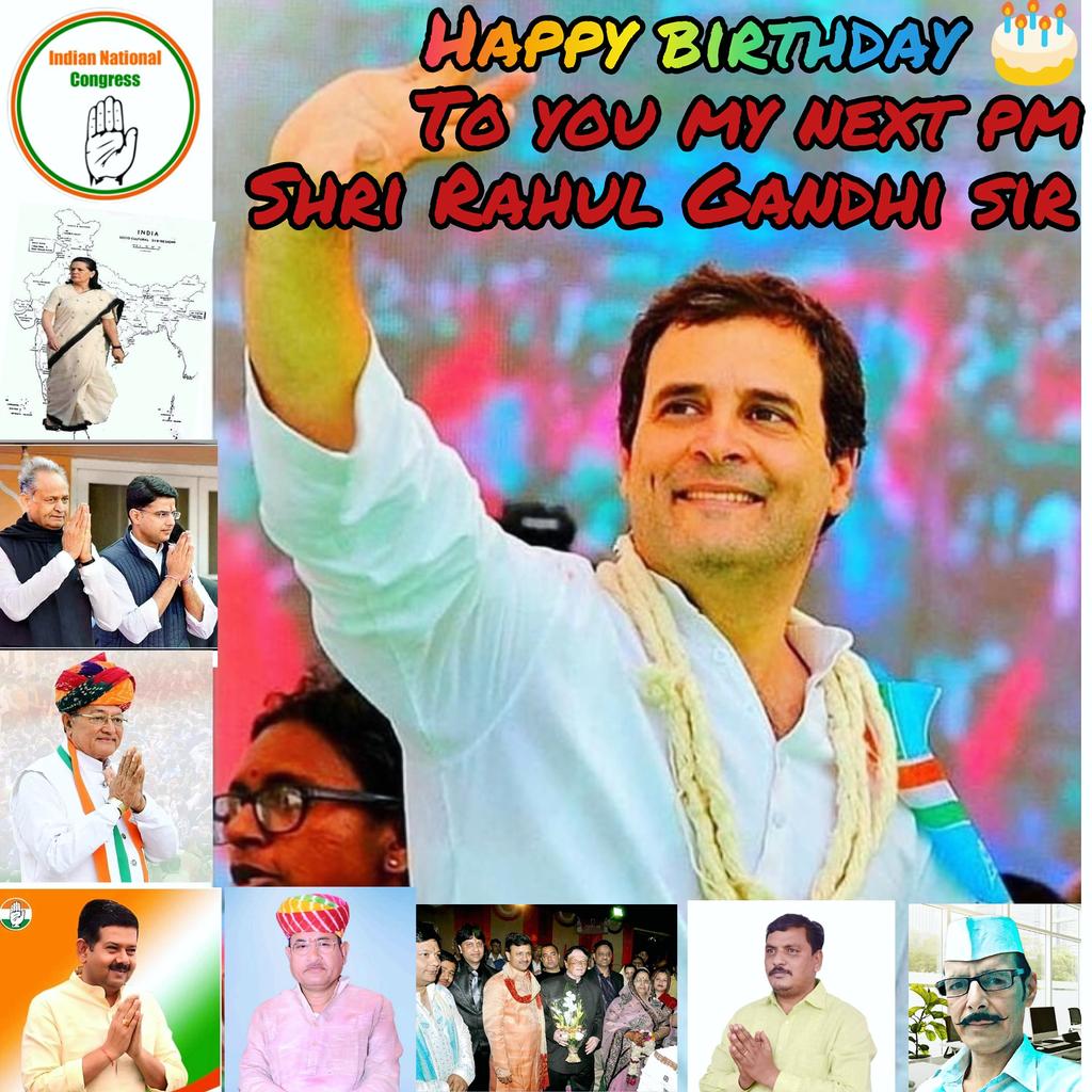 Congress party leader and next Indian pm Shri Rahul Gandhi Ji
Happy birthday to you sir  