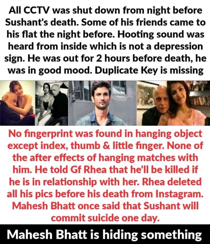 IamMayank_'s tweet image. I stand with Sushant’s Family. Mahesh Bhatt is certainly trying to hide something. RT and raise your voice. We need #CBIEnquiryForSushant