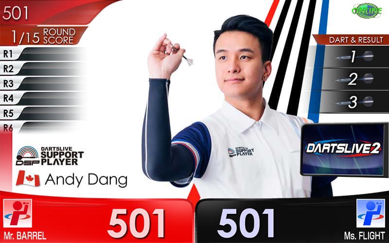 endeavourdarts's tweet image. カナダ時代の友達のAndy(@LP_Frost)の新しいダーツライブテーマが出ました！！
去年のも良かったけど今年のもカッコ良いぞ！