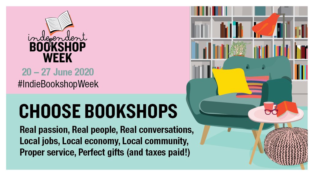 Tomorrow is the start of #IndieBookshopWeek 2020 and while it may look different this year, we do hope you will join us in celebrating our wonderful indie bookshops nationwide by ordering some reads from them and making some noise on social! 📚✨

Will you #ChooseBookshops?