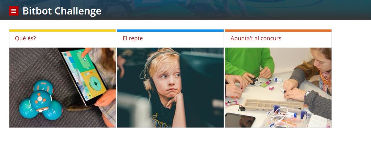 icdones's tweet image. #BitbotChallenge2020 
🗓️Fins al 23 de juny empreses i entitats poden presentar les seves propostes per a casals d’estiu tecnològics 💻 amb una especial atenció per a augmentar la presència de #Dones i #Nenes en aquest àmbit
⏩bit.ly/2YcNrGR
@tic  @i2CAT @punttic
