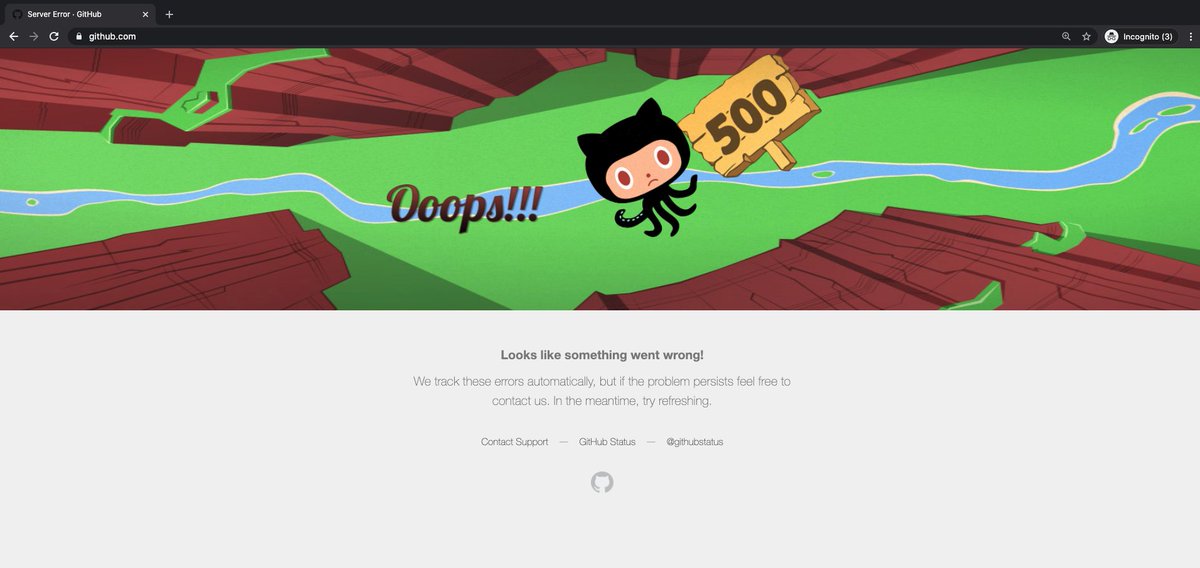 Leo_Topno's tweet photo. @github seems to be down at the moment. https://t.co/Iu9i1E1B1h