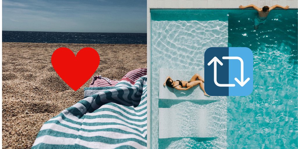 170pulsaciones's tweet photo. Ahora que entramos en la #nuevanormalidad, cuéntanos tus planes de #Verano2020 

Dale a like si prefieres la arena y la brisa de mar 🏖️

O haz RT si eres de los que estás más a gusto en la hamaca de la piscina🏊‍♂️ https://t.co/JHpUHtnugB