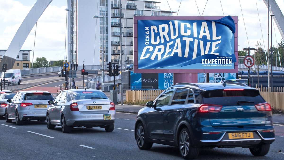 OceanOutdoorUK's tweet photo. Exciting news to all UK brands! Ocean’s #CrucialCreative Competition is open with a £1 million prize. All you need is an idea. Deadline, Tuesday 30th June. Find out more: https://t.co/qMljeH2YaK #OceanIsOpen https://t.co/7xNxKWTJtc