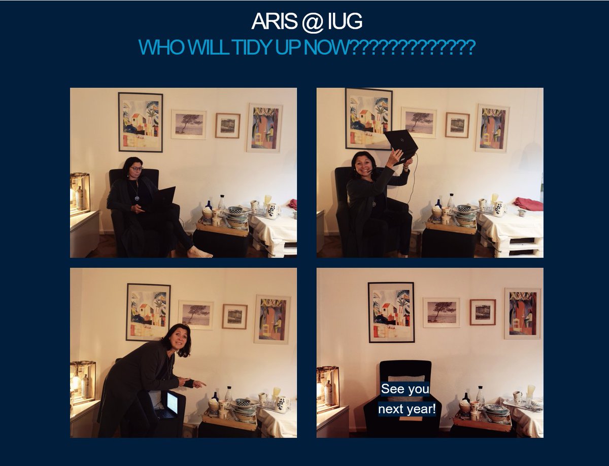 Already over? No way! 💙Day 5 closes this first time virtual IUG 🤓 Today's review bit.ly/37FCuRq
Thanks everyone, take care and SEE you latest next year! 💙 who does the tidy up now?