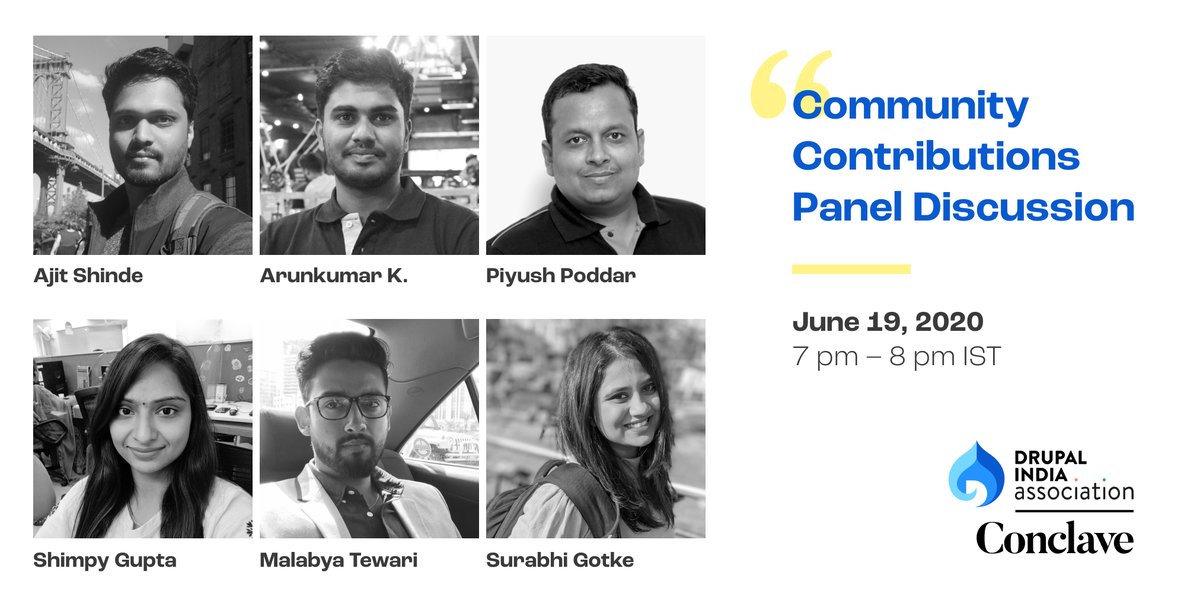 Lets join together and inspire others to Give Back to Drupal. Proud to have Shimpy Gupta as one of the panelist <a href="/Shimpygupta92/">Shimpy</a>