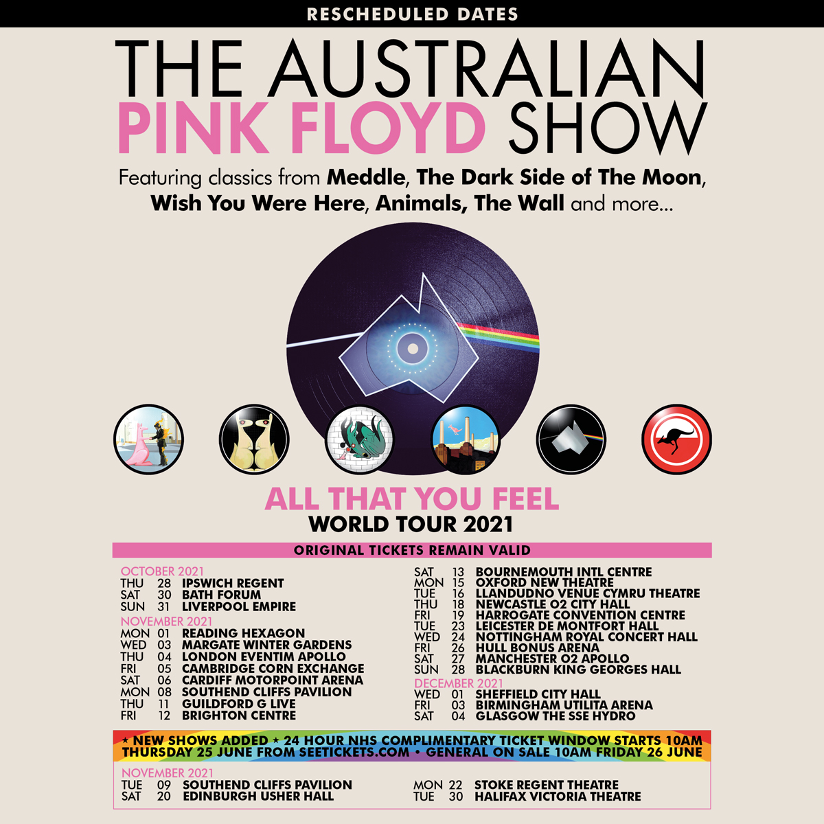 2/2 (see part one for rescheduled show announcement) Tickets on sale 10am Friday 26th June gigst.rs/AussieFloyd #aussiefloyd #pinkfloyd #australianpinkfloyd