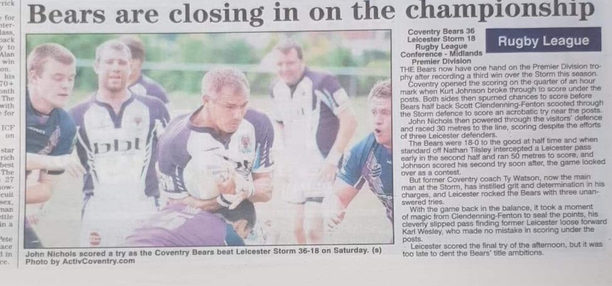 HurricanesRLFC's tweet photo. And here's some more clippings #FBF #BearsHistory #lnThisTogether https://t.co/K5LiEbZ4dj