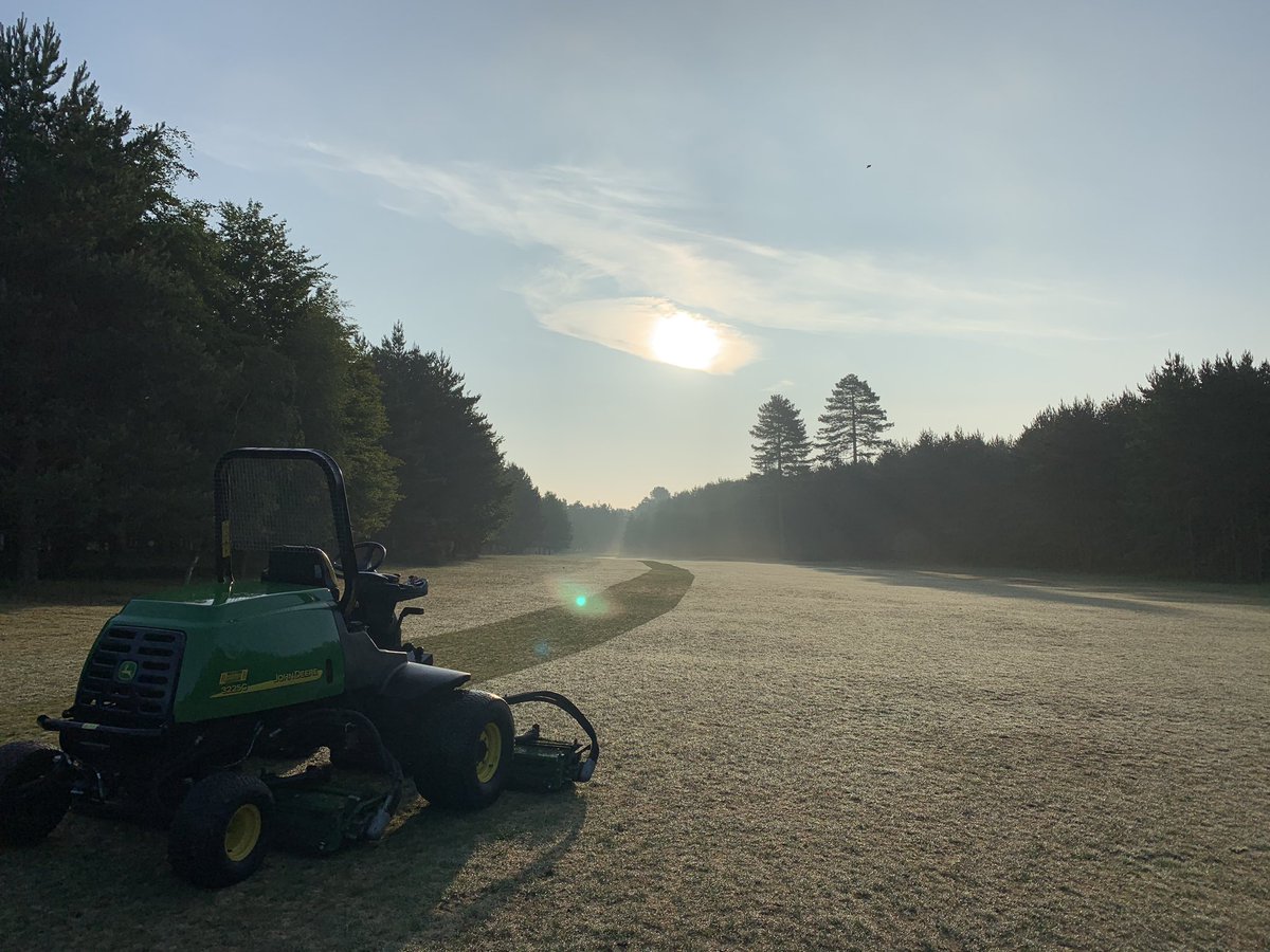 ballygolf's tweet photo. Fairway mowing and #ThePepperPod Podcast. Such a good listen @PepperellEddie @MrAndrewCotter https://t.co/jhQNZJMpbU
