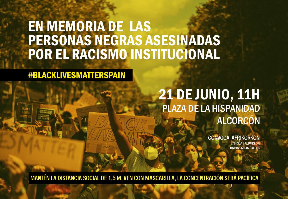 Este domingo! #BlackLivesMattters
