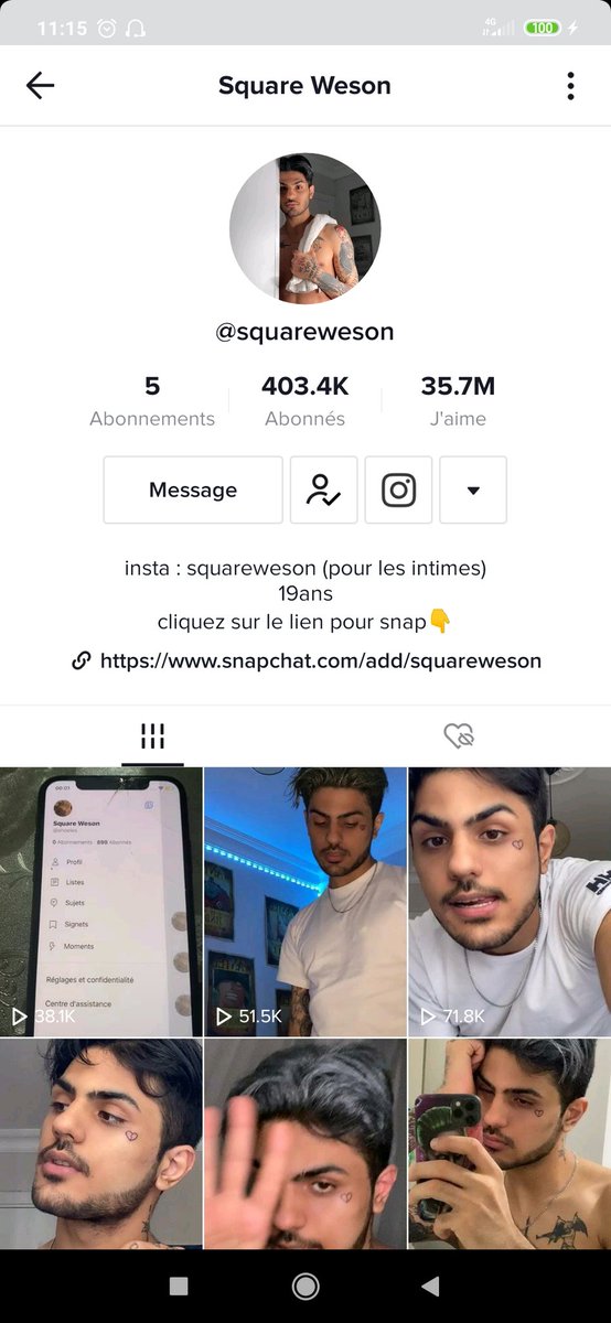 Melle78587771's tweet photo. J'suis la seul à toujours aimer square malgré ce qui ce passe ? #Balancetontiktokeur #squareweson https://t.co/iRdLTIvLgr