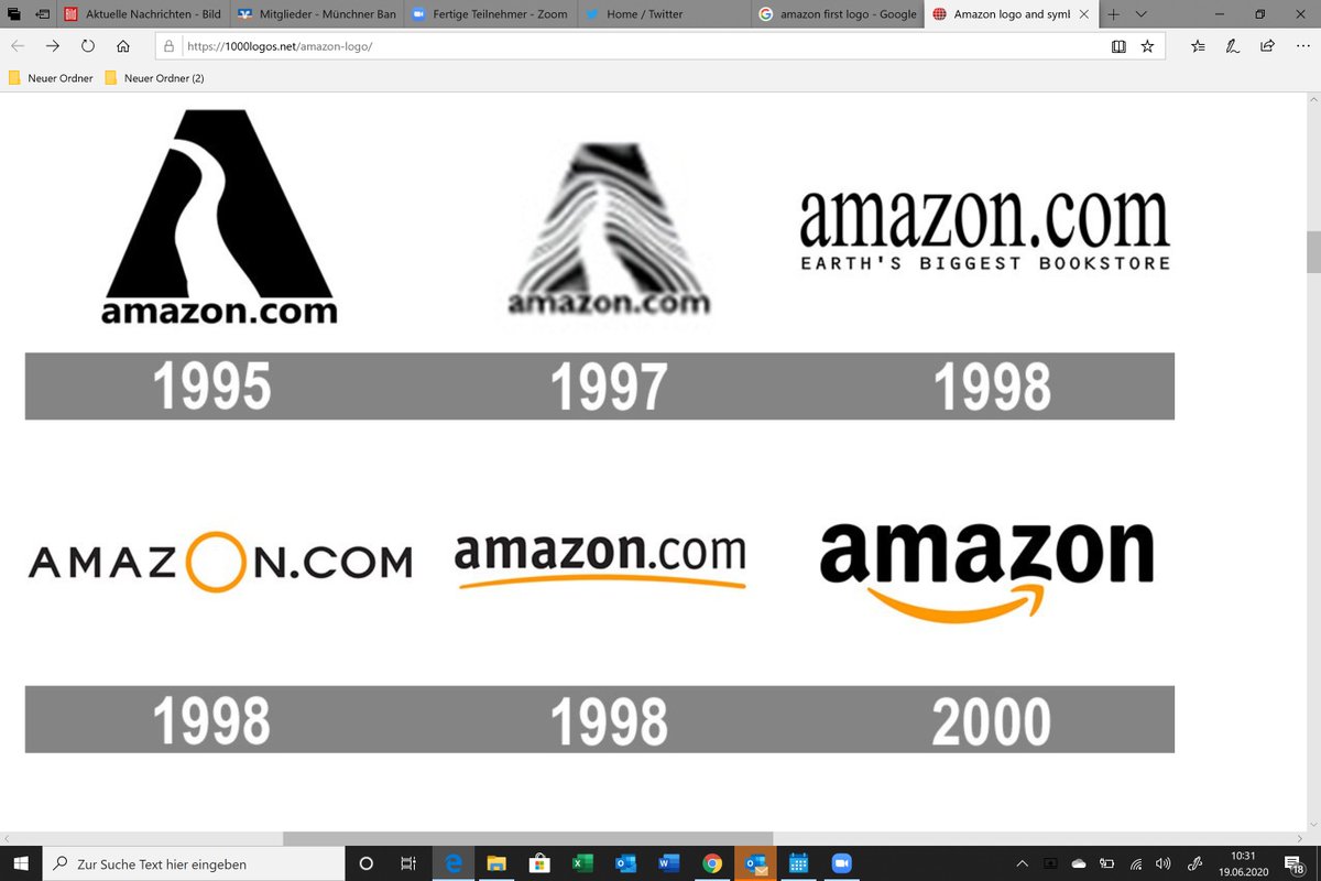 working on <a href="/zamdo_io/">zamdo.io</a>  logo, CI, UX and mascot with wonderful Martha from <a href="/Erklaerstudio/">Erklärfilm-Studio</a> ... this is btw the logo journey of <a href="/amazon/">Amazon</a> bit of a curvy road 😜 #ux #CI #startuplife