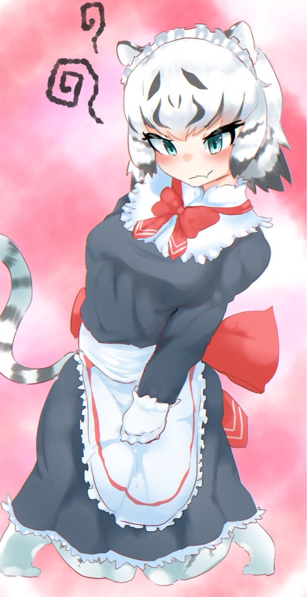 100丸 カフェ服ホワイトタイガー けものフレンズ3 100丸 カフェ服ホワイトタイガー けものフレンズ3