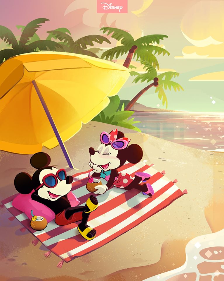DisneySpain's tweet photo. 🌞, 🌊 y 🍦 solo puede significar una cosa: ¡que hoy empieza el verano! https://t.co/FrOPCbKwtX