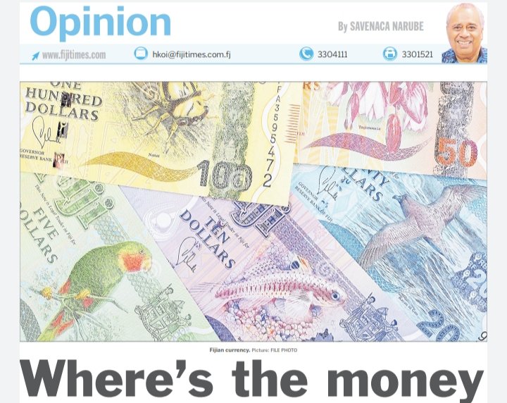Like a voice in the wilderness, I was calling on the Government over three years ago to be financially responsible, cut wastage and raise the quality of its spending. Don't forget to grab a copy of #TheFijiTimes to read more on this #FijiTimesOpinion piece by Savenaca Narube.