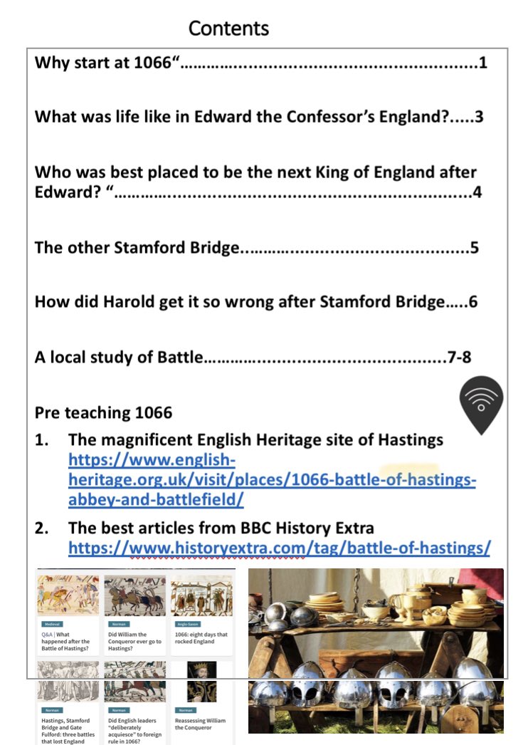*NEW*1066 planning
In adventures with workbooks, set out a contents page to develop more Anglo Saxon perspective to the Norman Conquest of 1066, a local dimension and a pre teaching link that would work best as QR codes if I knew how <a href="/MrThorntonTeach/">Greg Thornton</a> <a href="/sehartsmith/">Sarah Hartsmith</a> #historyteacher