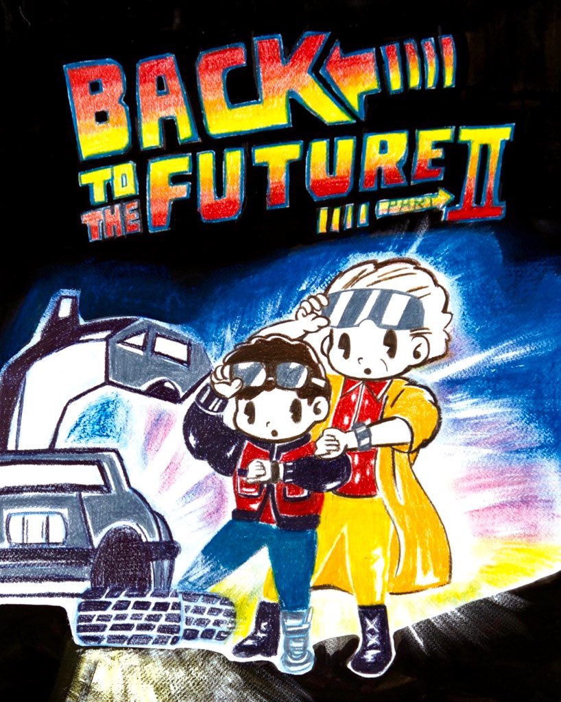 Mino Backtothefuture イラスト バックトゥザフューチャー 映画イラスト