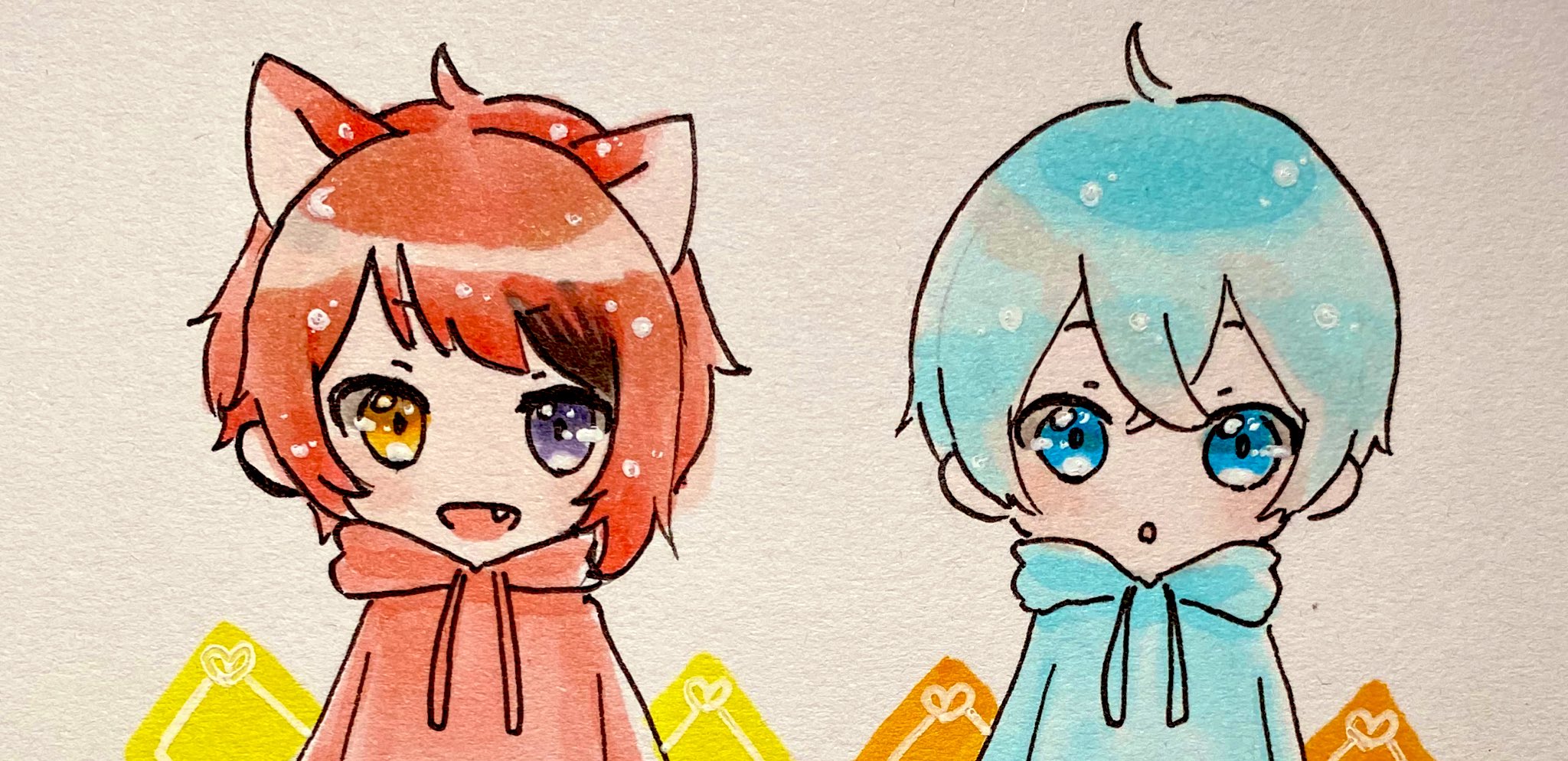 تويتر ゆかのんママ 現在お休み中 على تويتر 今日の１日１絵 すとぷりのミニ莉犬くんと ミニころんくん Iilililiill １日１絵 イオフィエル アナログイラスト すとぷりぎゃらりー 莉犬くん ころんくん T Co Pamosqdiwv