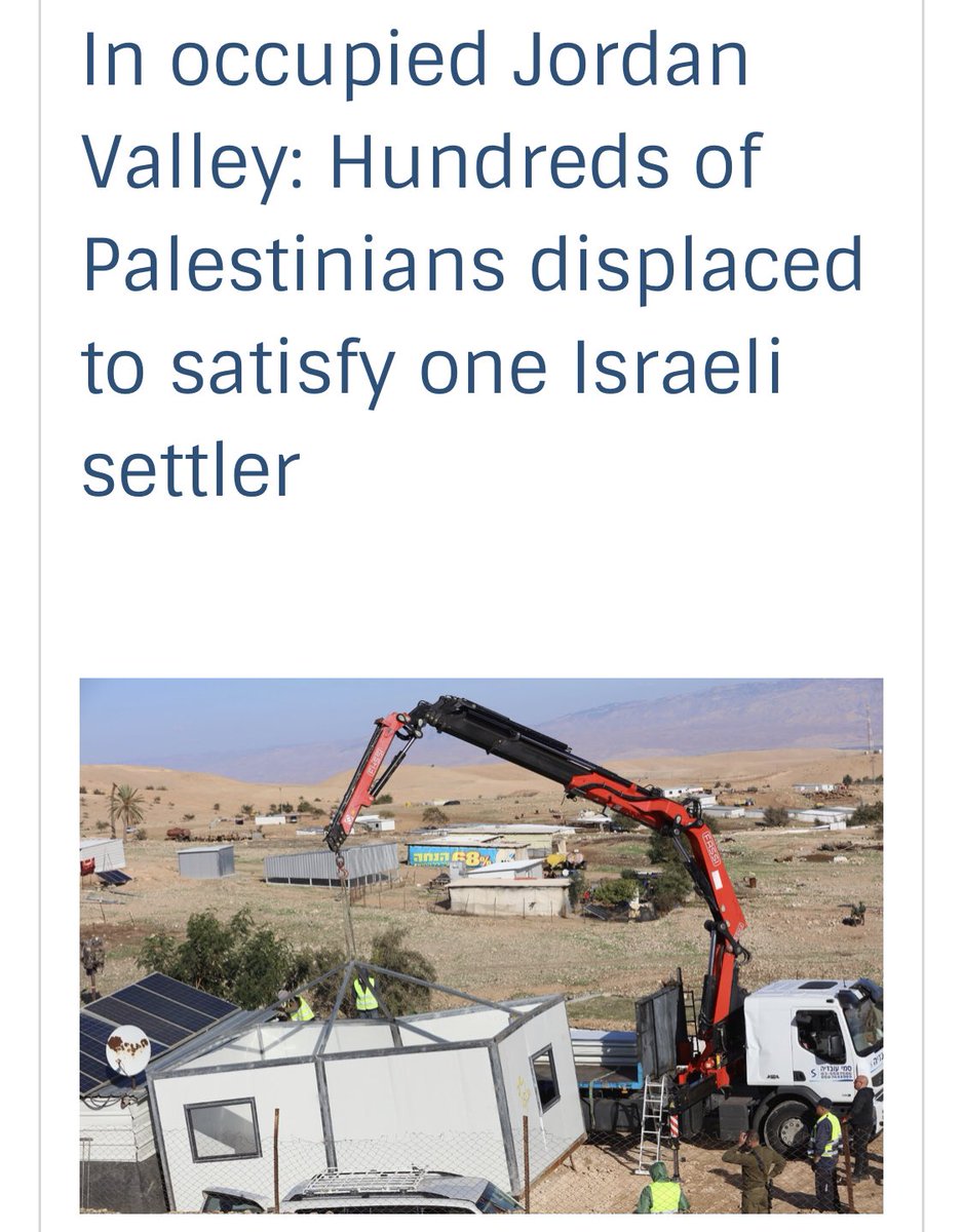 12/ For decades the communities in the Jordan Valley have been displaced and forced from their homes for the satisfaction and privilege of Israelis.