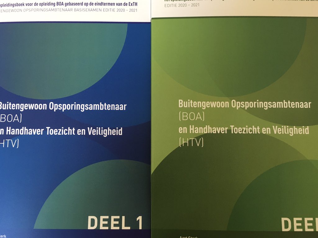 Vanaf vandaag ook op bol.com mijn opleidingsboeken #Boa #HTV 2020 verkrijgbaar. Geschikt voor BOA basis, PHB en HTV opleiding.