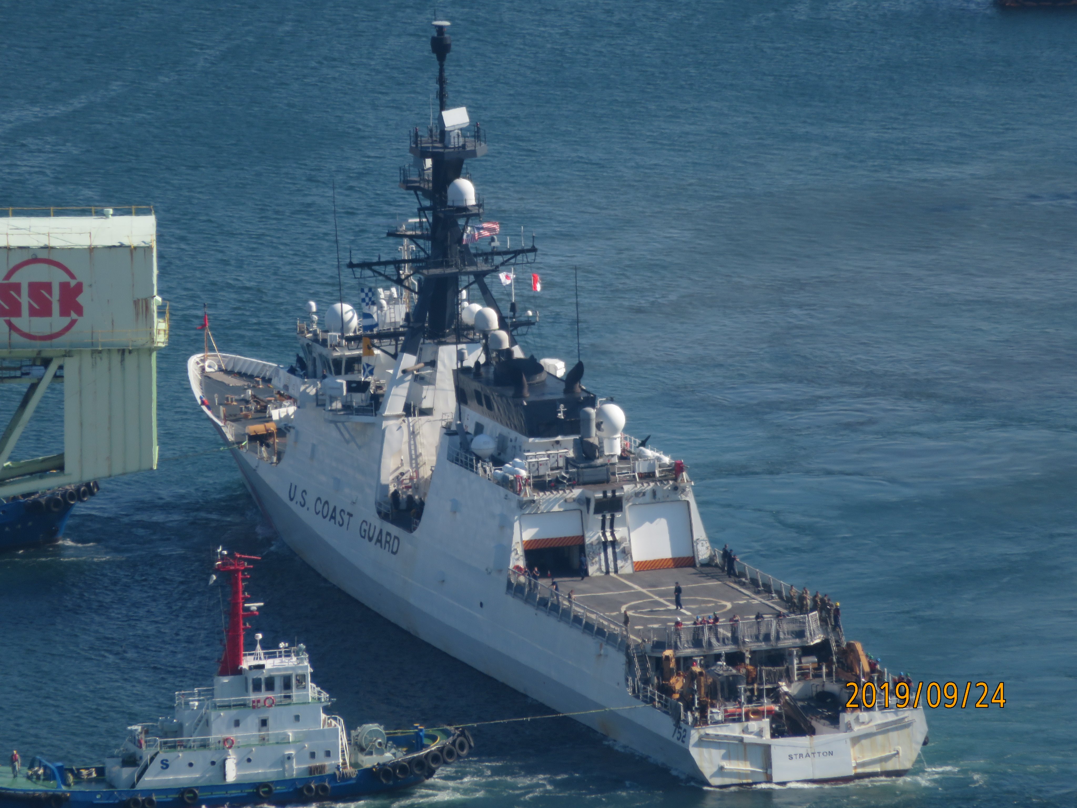 米沿岸警備隊ストラットンUSCGC Stratton 横須賀来日 2023年4月