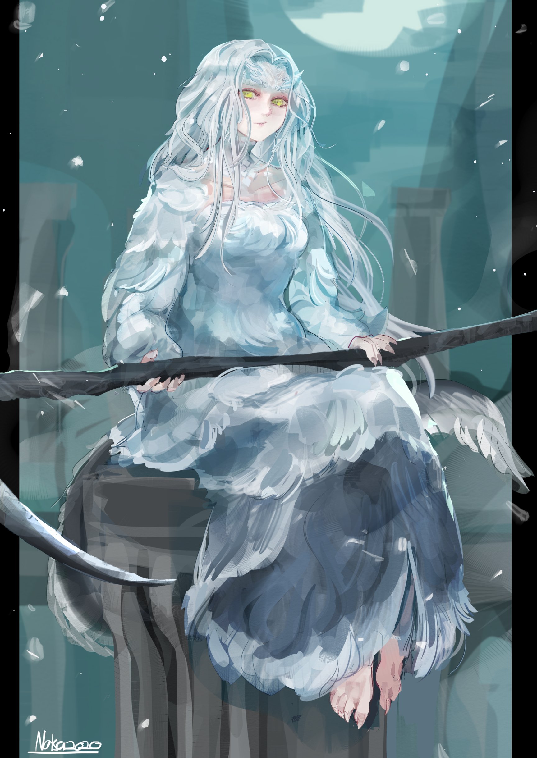 Naka_da_Slacka on Twitter: "Crossbreed Priscilla, Lady Priscilla! ❄️ # DarkSouls #fanart https://t.co/ijQQvyJbdC" / Twitter