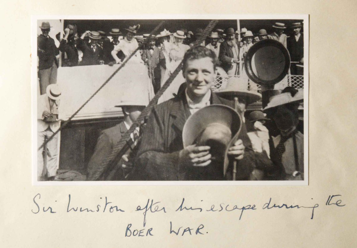 Over the past week we've tracked Churchill in Cuba, India and Sudan. Now determined to make his way in politics, he left the Army. But, war with the South African Boer Republics saw him once more heading for the battle zone.. here he is after escaping as POW [CSCT] [THREAD] 