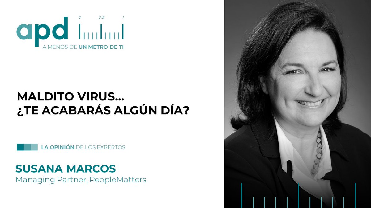 APDasociacion's tweet image. ¿Crees este virus se acabará algún día y volveremos a la normalidad? No te pierdas las reflexiones de @smarcos01, Managing Partner de @_PeopleMatters  👉 bit.ly/2yW6Hy5 #PARARparaCRECER.