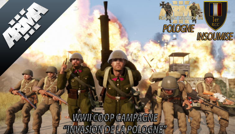 1erRCC's tweet photo. Les CZ &amp; Polonais 🇵🇱🇨🇿 sont de retour dans notre campagne #invasionDePologne pour une coop Explosive ! 🤯
Résisterons-t-il aux forces Allemandes qui déferlent sur la Pologne?

Vidéo : https://t.co/94usyWVU8Z

@Arma3official
@WW2_in_A3

#Arma3 #EU #Milsim #Fun #WWII #Poland #War https://t.co/5BkRO9mpQ1