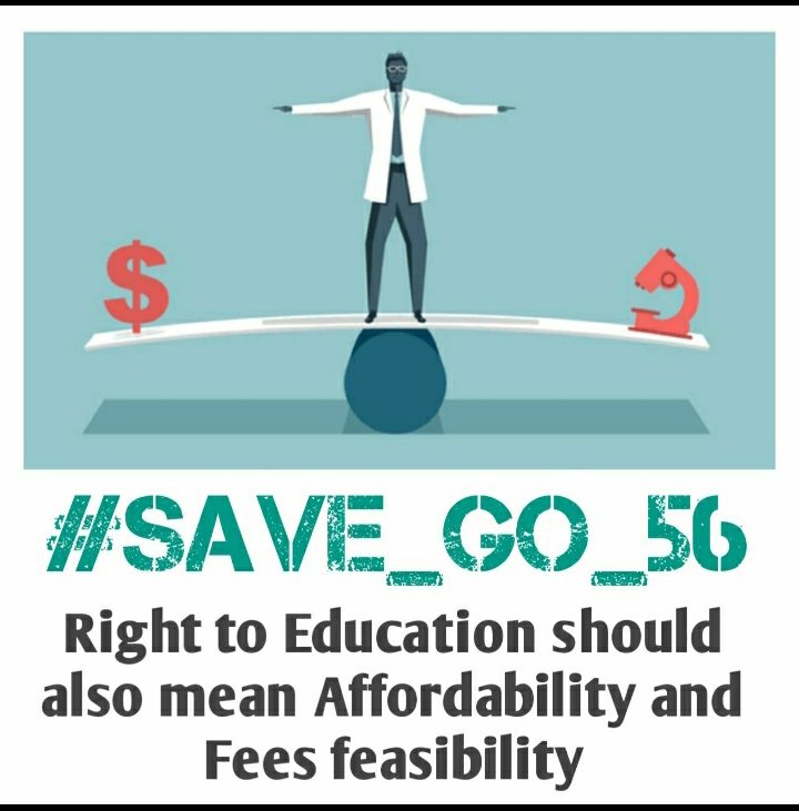 Jagruth68471607's tweet photo. Right to education applies for each and everyone irrespective of their social status #savego56  Save the future of 600+ doctors 
#weneedjustice
#educationisnotbusiness https://t.co/0a8i0azEmf