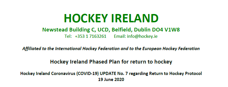 irishhockey's tweet photo. **Hockey Ireland Coronavirus (COVID-19) UPDATE No. 7 regarding Return to Hockey Protocol**

Go to: https://t.co/sQ4WI45jum for all the information https://t.co/qkgfPA7k1z