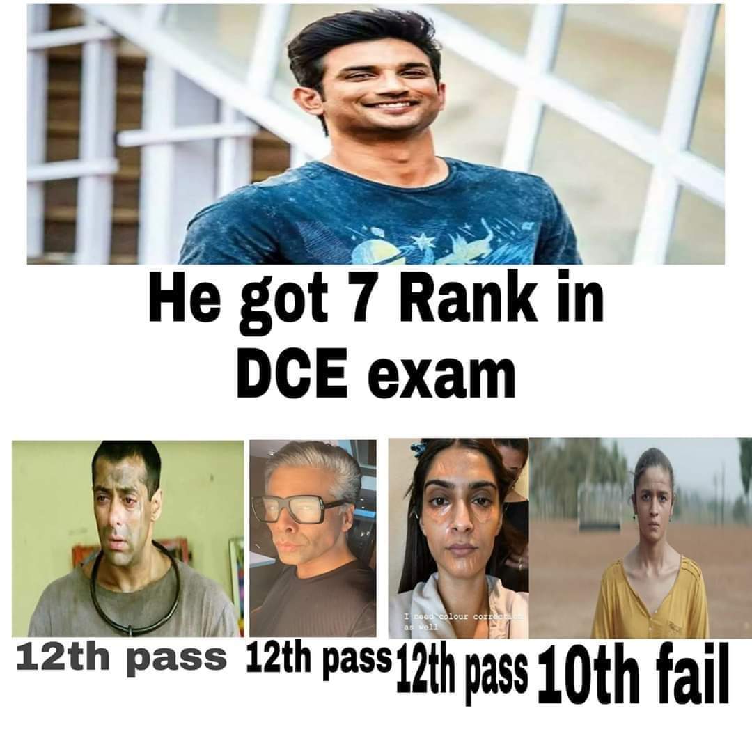 iamtrishala's tweet photo. In logo ka fan he hum log @aliaa08 @sonamakapoor @BeingSalmanKhan @karanjohar #Shame #SushanthSinghRajput #WeWantJusticeForSushantSinghRajput https://t.co/QQR9Ppy1pc
