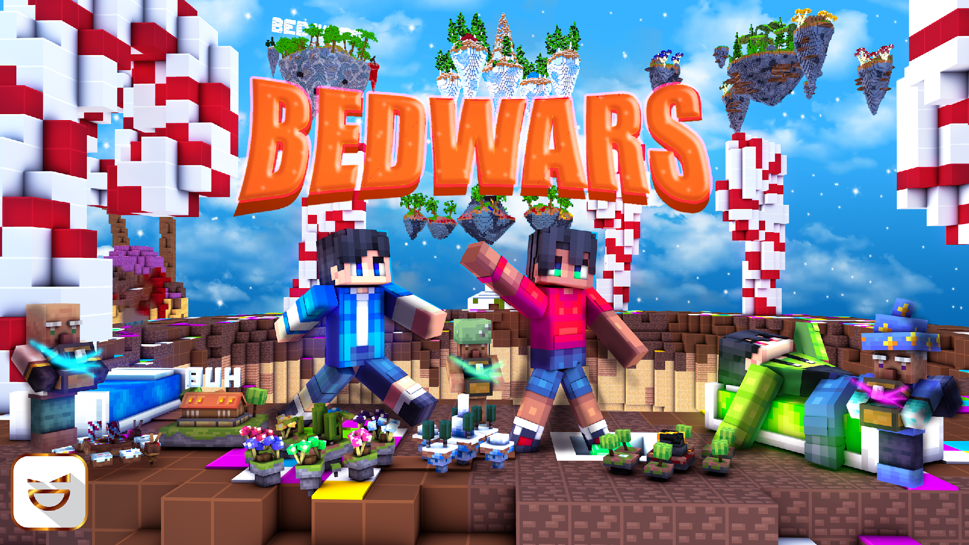 HD bed wars wallpapers