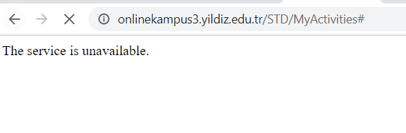 Hiçbir birimin sorumluluk kabul etmediği tablo aşağıdaki gibidir.
a)Sistemin açılacağı saatte online olunuz.(2p)
b)Sınavı sonra bir daha yaparız, sorun yok. (98p)
#offlinekampus <a href="/YildizEdu/">Yıldız Teknik Üniversitesi</a>