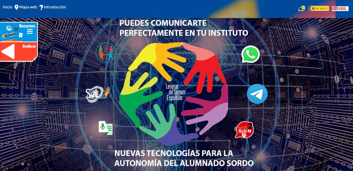 ‘Nuevas tecnologías para el alumnado sordo’ es una web totalmente accesible con recomendaciones y aplicaciones móviles que permitirán a los estudiantes sordos eliminar barreras de comunicación. Con el apoyo de <a href="/educaciongob/">Ministerio de Educación, FP y Deportes</a> y la <a href="/Fundacion_ONCE/">Fundación ONCE</a> 👇
fundacioncnse.org/educa/institut…