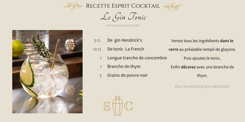 Esprit Cocktail tweet media