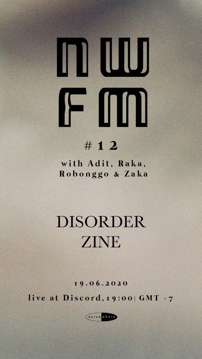 Disorder Zine (@wearedisorder) on Twitter photo Burzum kembali mengudara malam ini doang di podcastnya <a href="/noisewhore/">noisewhore/The Store Front</a>
Jam 7 malam ya! Burzum kembali mengudara malam ini doang di podcastnya <a href="/noisewhore/">noisewhore/The Store Front</a>
Jam 7 malam ya!