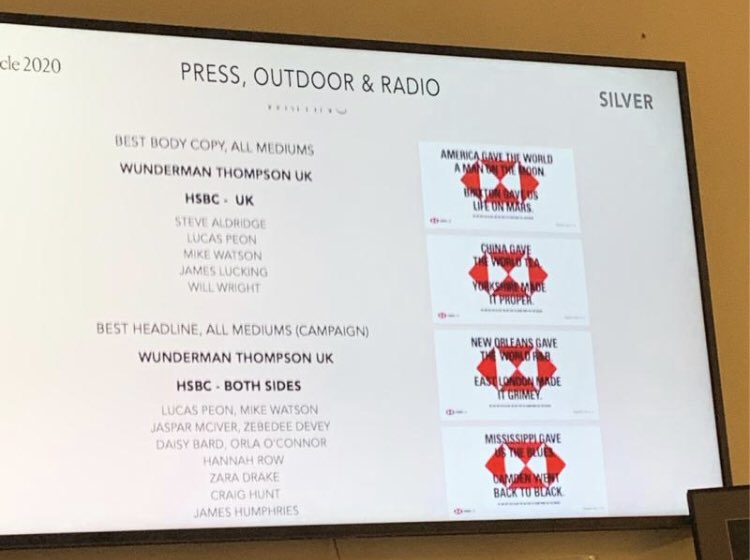 itswillandjames's tweet photo. A bronze and silver WO HOO. Congrats to those who put in the hard work @Mikyzok  #advertising #CreativeCircle2020 https://t.co/p187o0wZJV