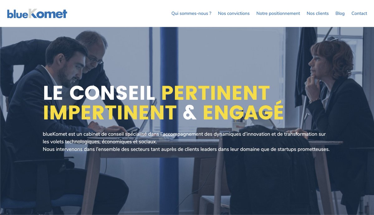 Pilot’in a réalisé le site vitrine de blueKomet 🚀. Ce site a été réalisé grâce à la technologie made in Pilot'in le 'Pilo'Press'. Il permet une facilitation des usages du côté client et bien d'autres choses 💪. Envie de voir le résultat ? 👉bluekomet.fr #wordpress