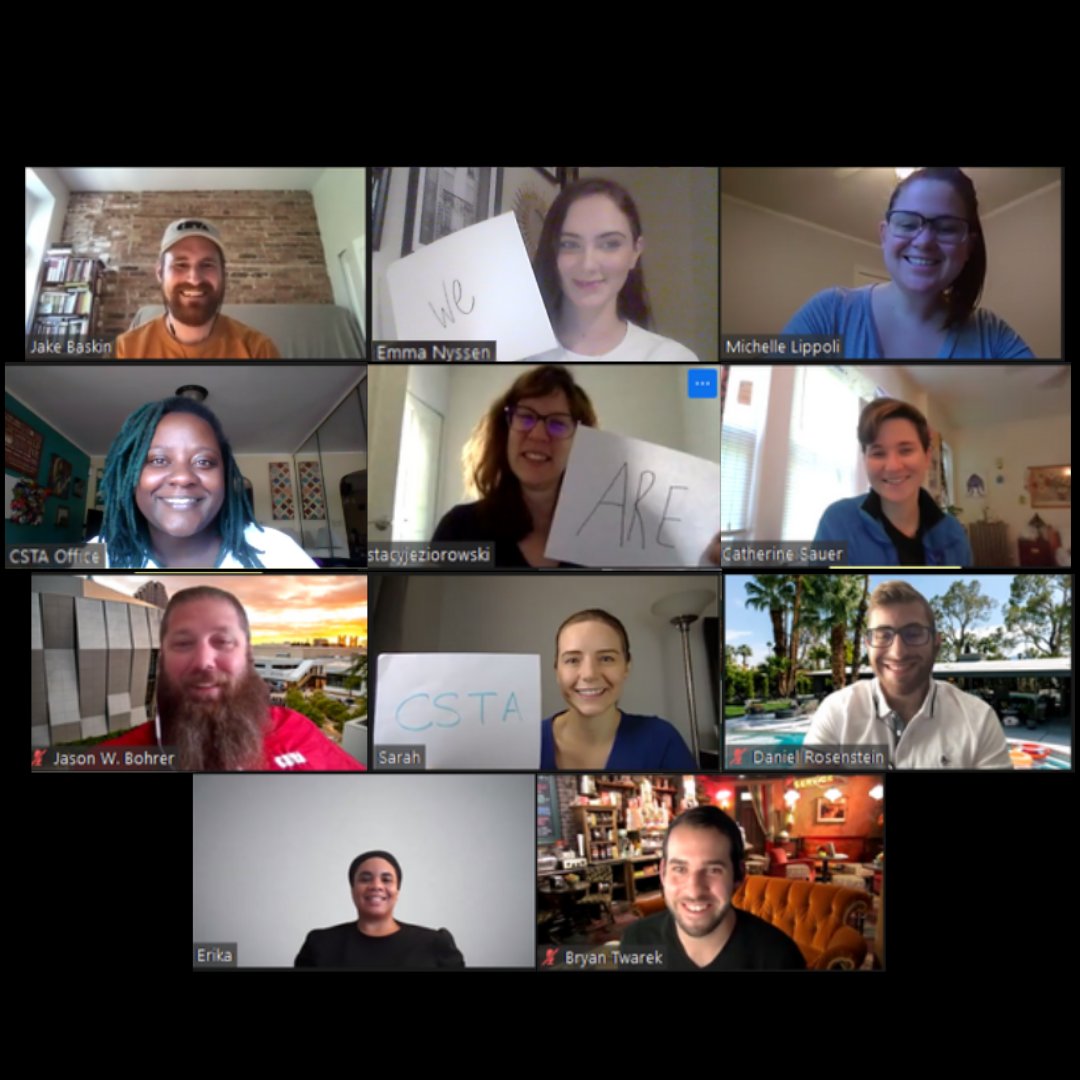csteachersorg's tweet photo. CSTA is hiring for a Professional Learning Manager who will develop, promote, sustain, and scale programs that support the ongoing professional development of teachers and ultimately improve the quality of teaching and learning of K-12 computer science: https://t.co/TgL2euj724 https://t.co/HFoWcHHLSN