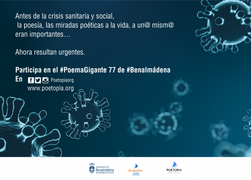 Desde ya y hasta el próximo día 2️⃣3️⃣ de junio, estaremos recibiendo sus versos para divulgar la esperanza💓para promocionar la construcción de un mundo mejor, para seguir la guía que proponen los #ODS  tinyurl.com/poemagigante77