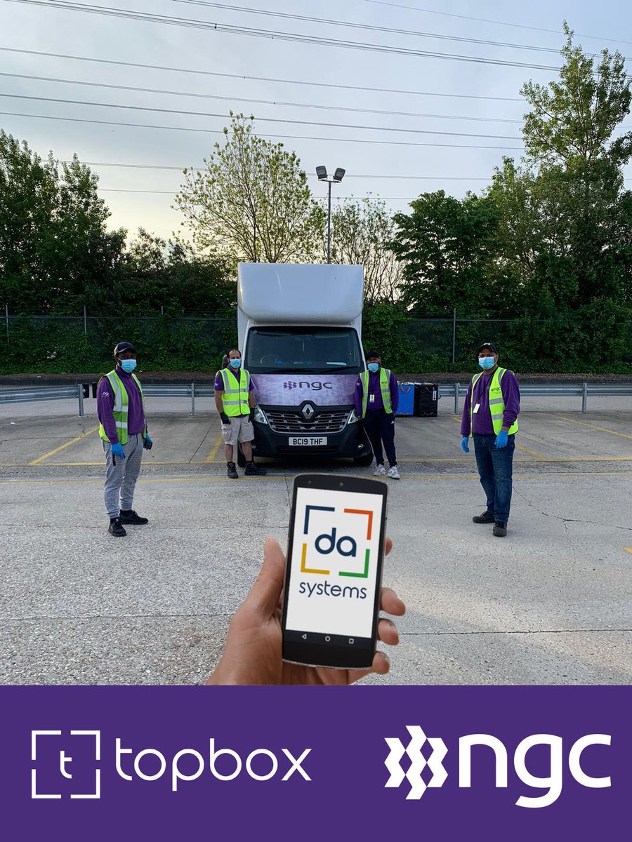 DASystems's tweet image. NGC are still supporting their customers 24/7, ensuring sameday deliveries are still being carried out to their highest standard.DA Systems is proud to be the system sat behind all the essential deliveries and commitment of key workers @NGCLogistics 
#NGC #topbox #samedaydelivery