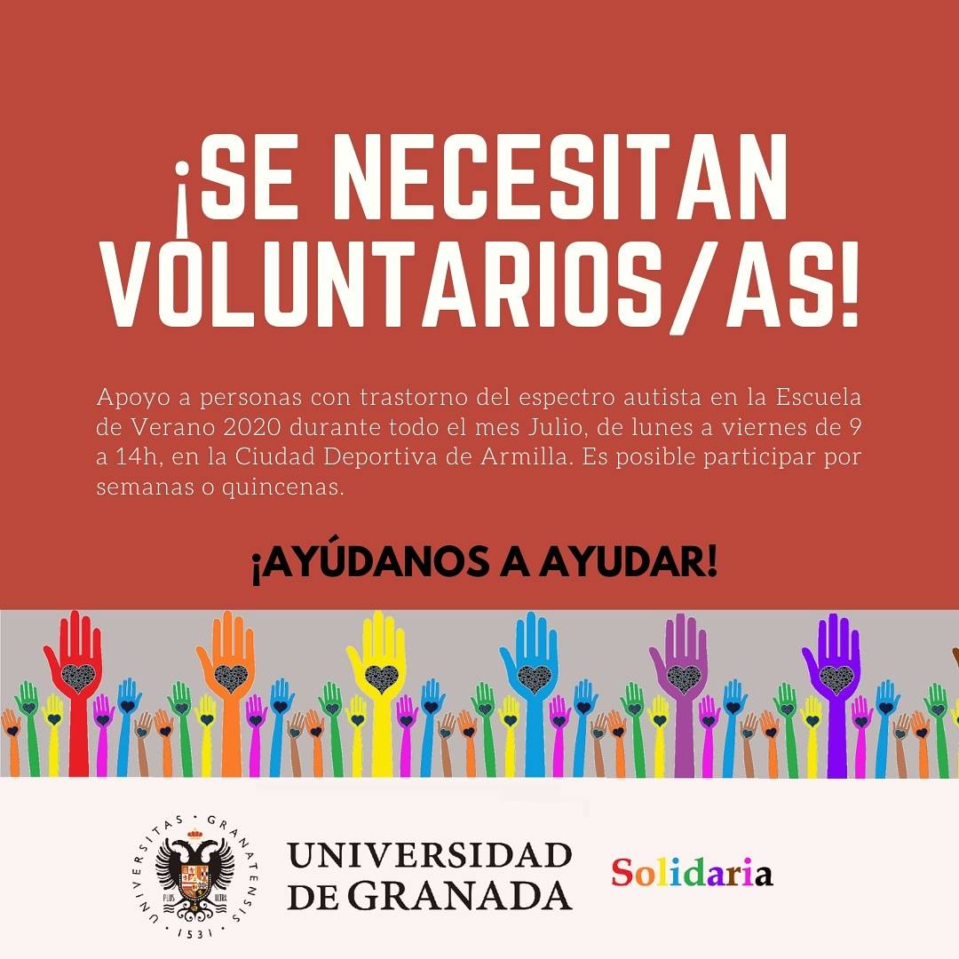 📢 Oferta de Voluntariado: Asociación MIRAME 

PERFIL DEL VOLUNTARIO/A: Estudiantes de magisterio, pedagogía, educación social, psicología, INEF...

📥Inscripción: ow.ly/ayvH30qRugU

✅Obtención de 3 Créditos ECTS con UGR SOLIDARIA en materia de #voluntariado
#ugr <a href="/canalugr/">Universidad Granada</a>