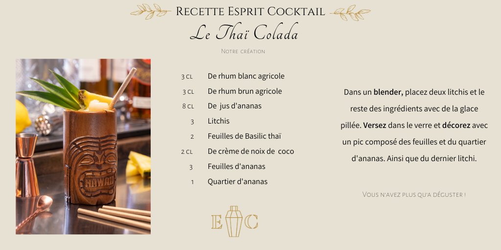 Esprit Cocktail tweet media