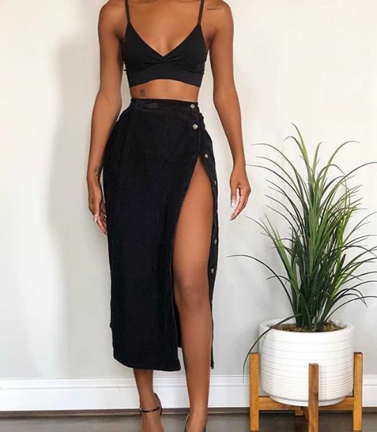 Slit skirt