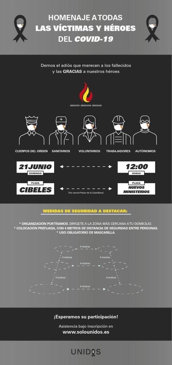 ValoresSociedad's tweet photo. Nos sumamos a esta iniciativa y animamos a todos nuestros amigos a participar 

Por tu abuelo, por tu madre, por tu amigo. *#VenPorEllos* 

*PRIMER HOMENAJE A LAS VÍCTIMAS DEL COVID-19*

ESTE DOMINGO 21 de Junio a las 12h en Plaza Cibeles de Madrid
 
https://t.co/6CrM4imu8z
🇪🇸 https://t.co/9v5JxMI2XF