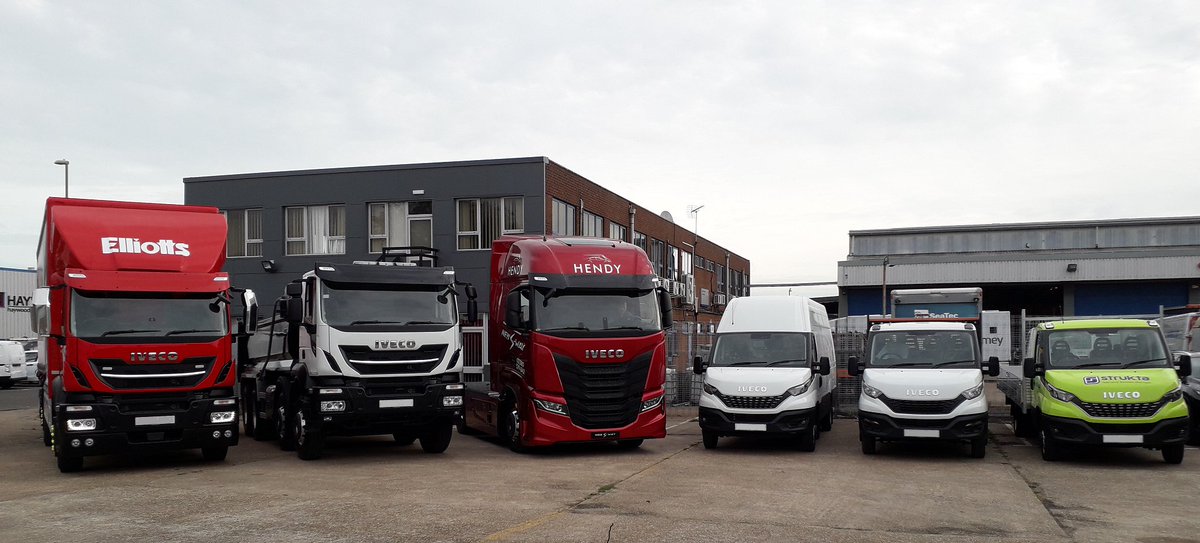 HendyGroup's tweet photo. Here's some of the @IVECOUK vehicles we are delivering this week. 

Notice the new S-Way in the line up? It looks great! https://t.co/eTCxDB6FOX