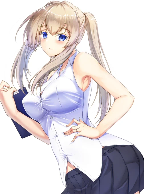 暑いのでノースリーブツェッペ 