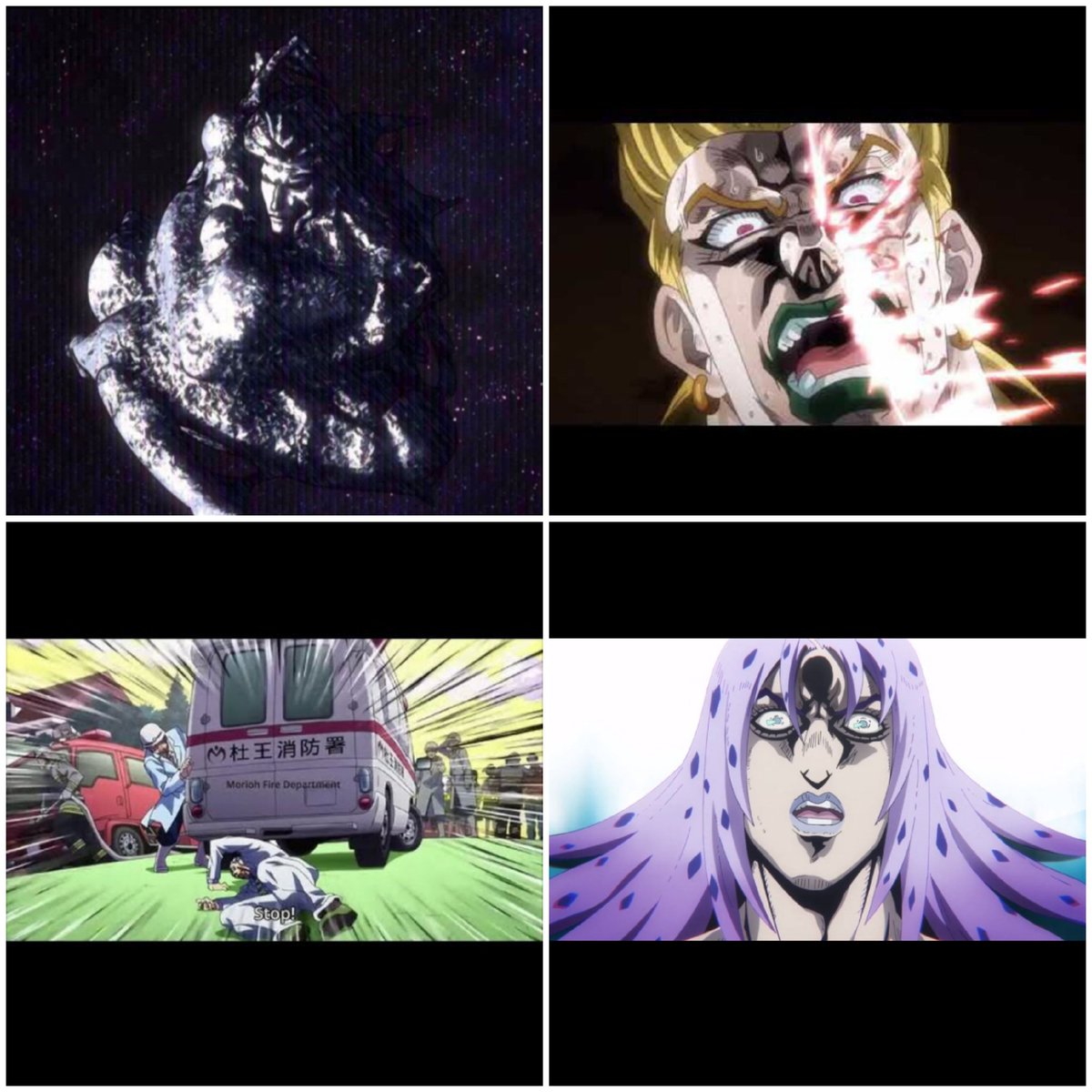 jojoibizzareadv's tweet photo. Qui a eu la mort la plus horrible  entre kars,dio,kira et diavolo?#jojosbizarreadventure  #jojo #comptefan #kars #DioBrando #kirayoshikage #Diavolo https://t.co/IIbxKLbTnP